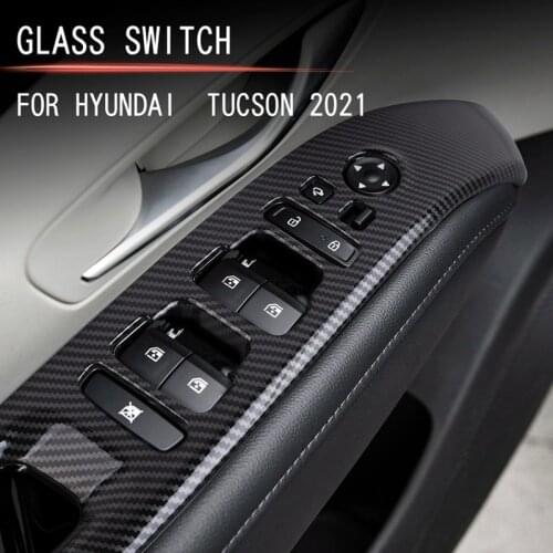 Car Window Glass Regulator Switch Panel Window Switch Panel Cover for Hyundai Tucson 2021 for Korean Cars