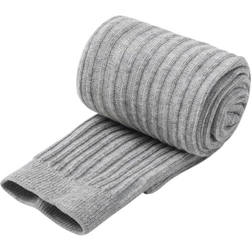 Baywell Children Girls Double Needle Leggings Combed Cotton Ribbed Leggings Baby Soft Lace Knitted Pant Spring Autumn