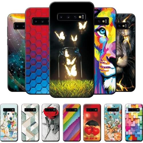 Case For Samsung Galaxy S10 Case Cover For Samsung S10 Silicone Phone Case For Samsung S10 S 10 Lovely Back Bumper SM-G973 6.1"
