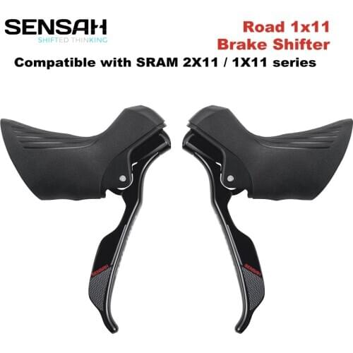 Road Bike Derailleur 2x11 Speed Road bicycle Shifters Shift Cable Gear Lever Brake Bicycle Compatible for Sram red rival force22