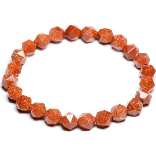 Wholesale Natural Stone Mix Colors 8mm Pink Crystal, Labradorite, Obsidian Section Onyx Stone Energy Elastic Bracelet Women Men