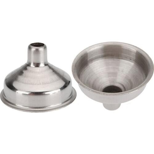 Small Mouth Funnels Bar Wine Flask Funnel Mini Stainless Steel for Filling Hip Flask Narrow-Mouth Bottles Universal Style