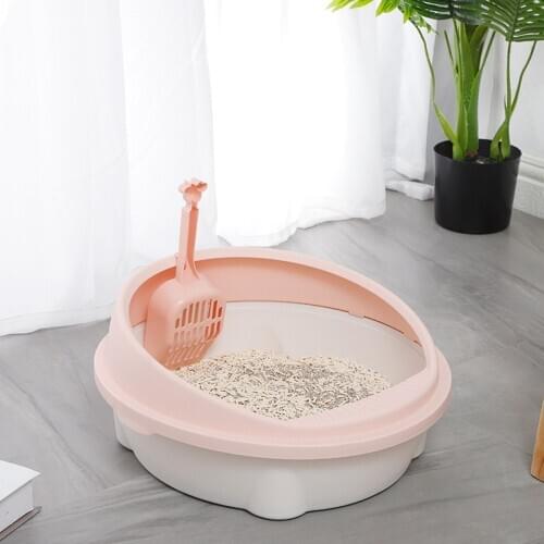 Cat Litter Box Cat Litter Basin Splash Proof And Deodorization Cat Dung Basin Pet Cat Toilet Clean Basin Toilet Training Kit Box
