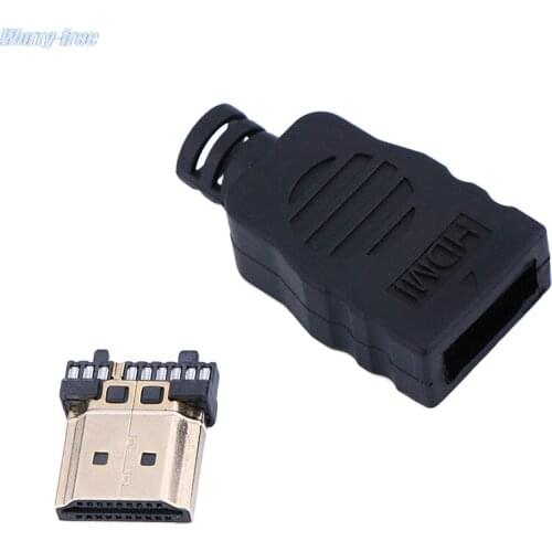 Hot HDMI Male Head With Housing Wholesale HDMI Male Connector Transfer Terminals With Box