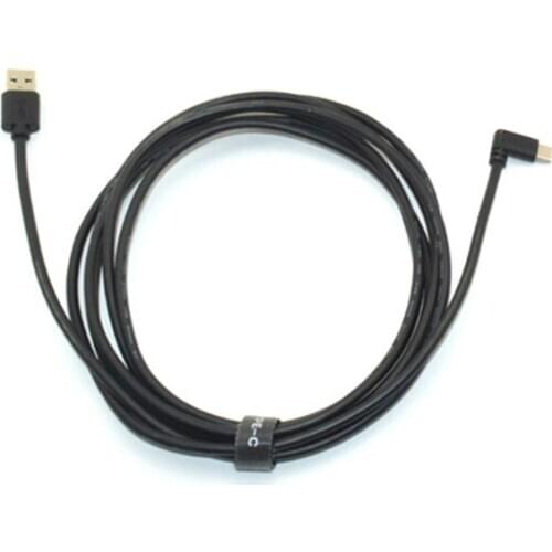 Data Line Charging Cable for Oculus Quest LINK USB3.1 Gen1 A-C USB-A to Type-C Cable Adapter with Elbow 10ft 3M