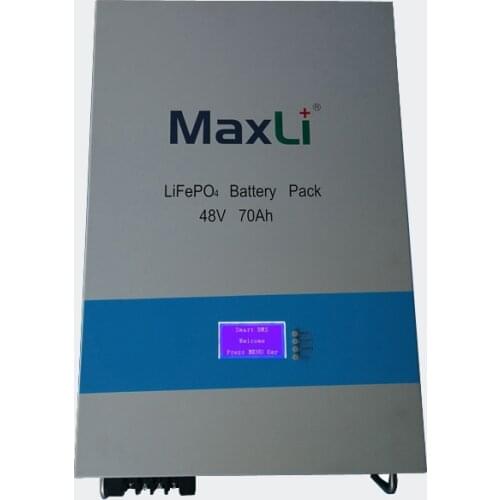 3.3KWH Powerwall Home Lithium LiFePO4 Battery 48V 70Ah Batteries for Off Grid Energy Storage System
