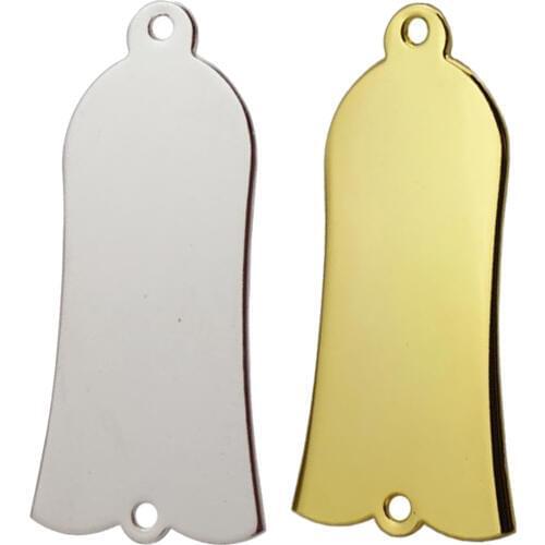 Metal Truss Rod Cover Bell Shaped and Screws for Guitar Bass Instrument Parts
