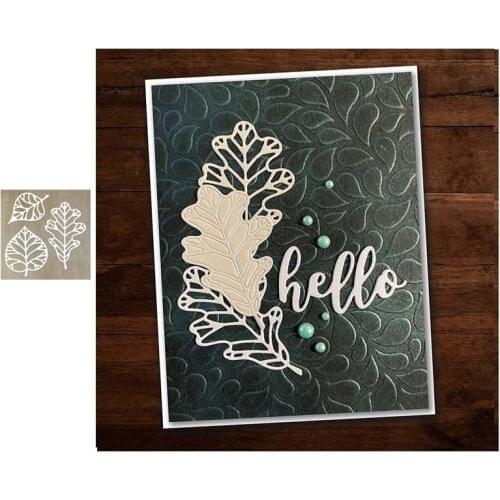 Leaves Metal Cutting Dies for Scrapbooking Handmade Tools Mold Cut Stencil New 2021 DIY Card Make Mould Model Craft Decoration