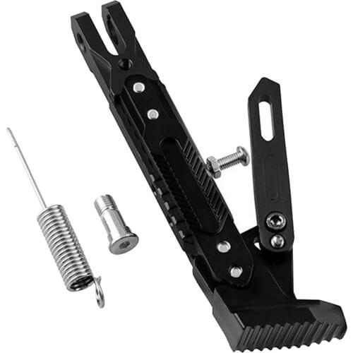 Motorcycle Kickstand Adjustable Foot Side Tripod Scootor Dirt Bike 200x50mm