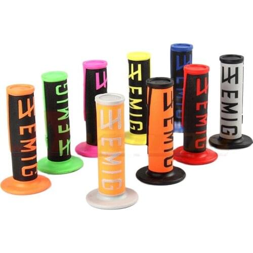 2017New size Motorcycle Grips motocross Grip Handle Bar DIRT PIT BIKE 7/8" HANDLEBAR RUBBER GEL Dual Density MX Grip