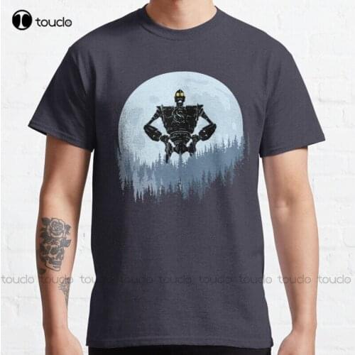 New The Iron Giant Classic T-Shirt Cotton Tee Shirt S-3Xl