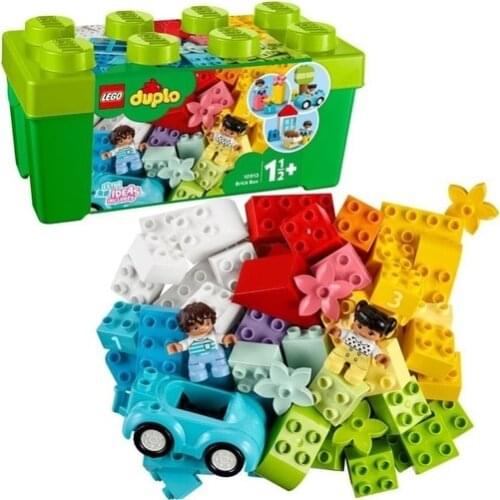 Original LEGO DUPLO 10913 Classic 65 Pieces Playset Brick Box Starter Set Gift for Toddler and Kids Safe Play Set