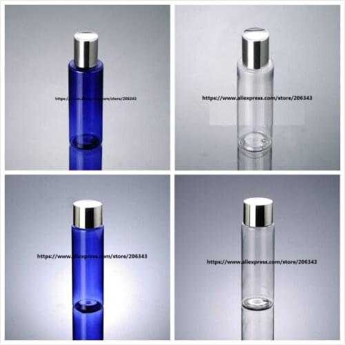 100ml TRANSPARENT/BLUE PET BOTTLE or blue toilet water bottle or lotion bottle,press pump bottle