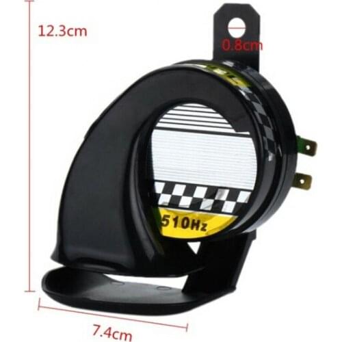 Car Horn Universal Air Horn Siren 130dB DC 12V Super Loud For Car Truck Motorbike Waterproof Snail Car Horn Sound Signal