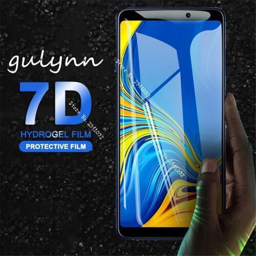 7D Full Cover Tempered Glass on the For Samsung Galaxy A10 A 20 30 40 50 60 70 80 90 M 10 20 30 A71 Screen Protective Film HD