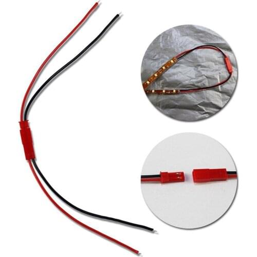 10Pairs 10cm 22 AWG JST Plug Connector 2 Pin Male Female Plug Connector Cable Wire for Lamp Strip RC Toys Battery remote control
