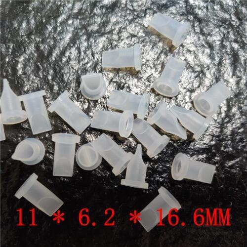 20PCS Food Grade Silicone Duckbill Valve 11 * 6.2 * 16.6MM Breast Pump Check Valve Coffee Machine Check Valve