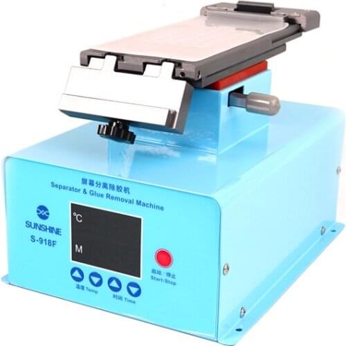 6.5 Inches S-918F LCD Edge Screen Separator 360 Degree Rotating Platform for Samsung Huawei Curved Glue Removing Repair