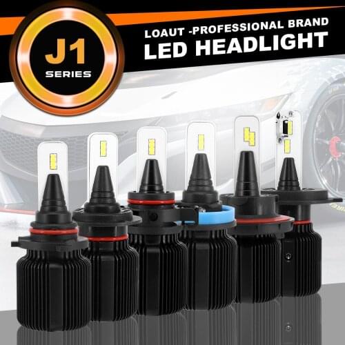 LOAUT J1 9004 9007 Car Led headlight High Low beam all in for F-150 1992-1998/Ranger 93-11 dorge ram 04-15 VNL VNM 08-17 Titan