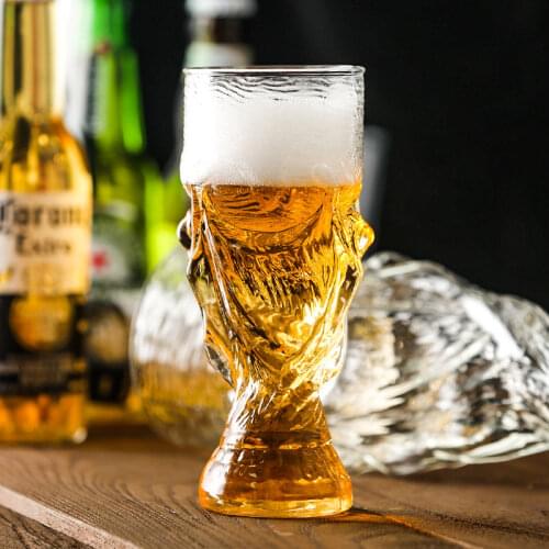 Tumbler Stemless Wine Glass Bar Cup Hercules Beer Glass World Cup Glass Juice Beer Cup Champagne Glasses