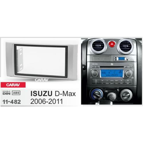 CARAV 11-482 Double Din Fascia For ISUZU D-Max 2006-2011 Radio DVD Stereo Panel Dash Mounting Installation Trim