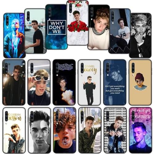 Why Don't We Soft Cover Case for Samsung Galaxy Note 8 9 A01 A60 M10 M20 M30 M40 M30S S8 S9 Plus