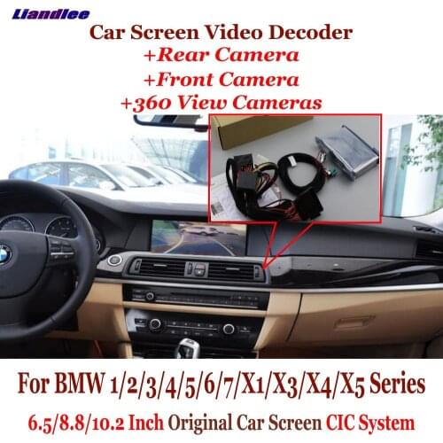 DVR Reverse Image Decoder 360 Front Rear View Camera For BMW 1/3/5/6/7 Series 6.5/8.8/10.2 Inch Original Car Screen CIC System