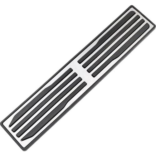 For 2016-2019 Leopard XE XF E-Pace F-Pace Range Rover Velar Footrest Steel Foot Rest Dead Pedal Cover Accessories