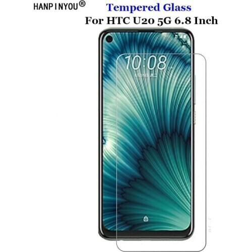For HTC U20 5G 6.8" Tempered Glass 9H 2.5D Premium Screen Protector Film For HTC Desire 20 Pro 6.5"