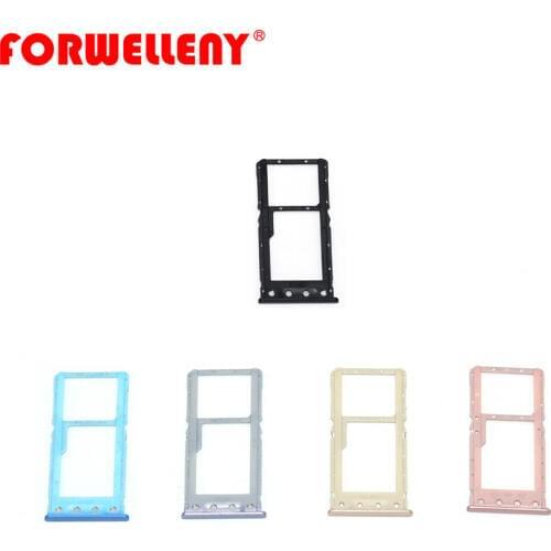 For xiaomi Xiomi redmi 6 6A Micro Sim Card Holder Slot Tray Replacement Adapters black blue silver gray gold pink