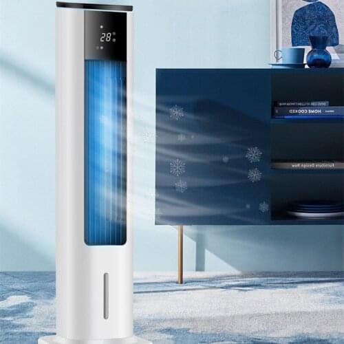 Heating and Cooling Dual Purpose Electric Heater for Living Room Bedroom Smart Home Vertical Remote Control Electric Fan
