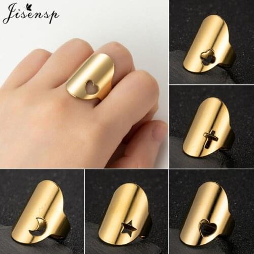 Multiple Minimalist Geometric Rings for Women Girls Fashion Circle Heart Cross Star Finger Ring Simple Jewelry Accessories bague