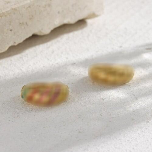 Fashion Hot Selling Bread Ring Stainless Steel 18K Gold Plated Initial Ring Bod Chunky Tarnish Free Ring Jewelry For Women