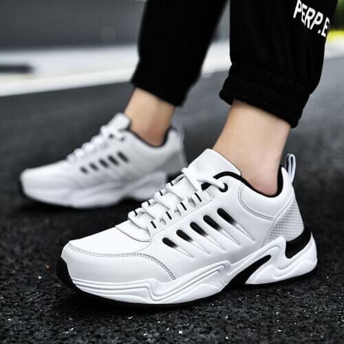 Brand PU Running Shoes Men Rubber Platform Sports Shoes For Male Size 36-45 Zapatillas Hombre Mens Sneakers Spring Autumn Winter