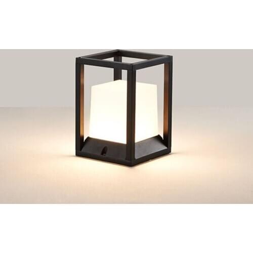 Outdoor waterproof column head lamp courtyard door head lamp villa yard fence wall connecting electric column lamp gate