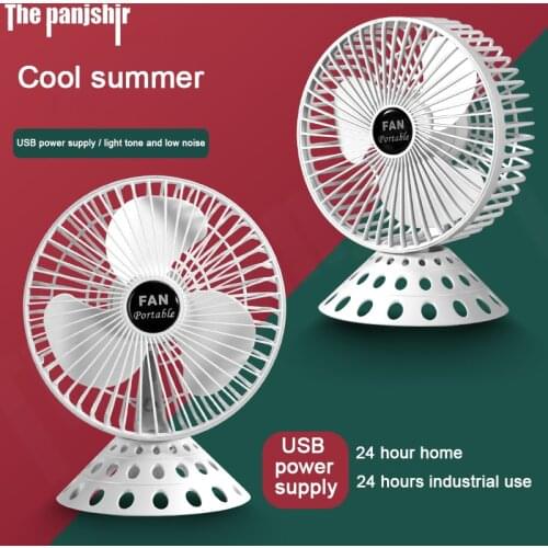 2021 New Ortable Silent Desktop Fan USB Rechargeable Multifunctional Fan Plastic Personal Mini Air Cooler Summer Products