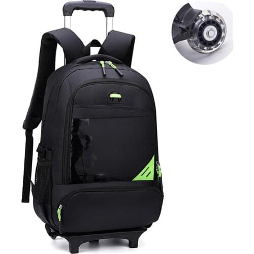 New Fashion Removable Children School Bags Waterproof for Boys Trolley Backpack Kids Wheel Bag Bookbag Travel Luggage Mochilas