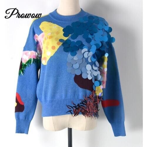 Женские вязаные пуловеры Prowow China At AliExpress