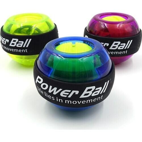 LED Wrist ball Trainer Relax Gyroscope Ball High Quality Muscle Power Ball Gyro Arm Exerciser Strengthener Fitness Equipments