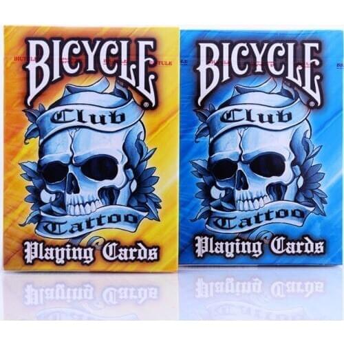 Bicycle Club Tattoo V2 Deck Tatoo Playing Cards USPCC Collectible Poker Magic Card Games Magic Tricks Props for Magician