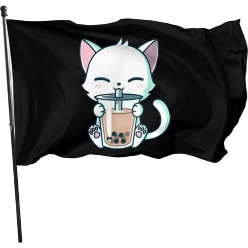 Japanese Kawaii Cat Flags 3x5 Outdoor Indoor Banner Flag House Garden Decor