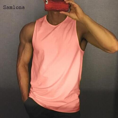 Men Quick drying Fitness Vest Sleeveless Solid Vest Loose Clothes Hurdle Basketball Training Sports Short Sleeved Mens Tank Tops