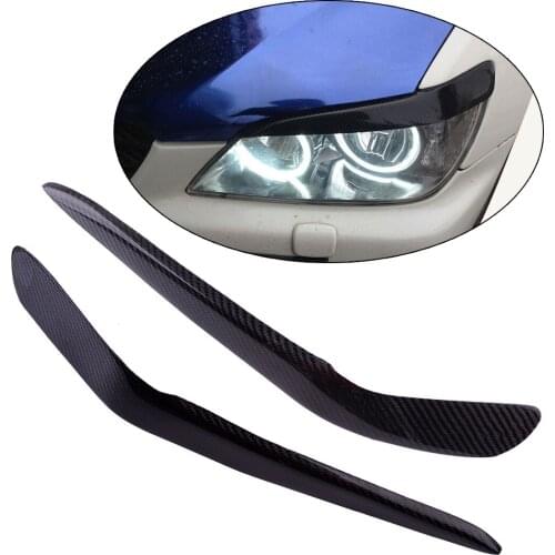 1 Pair Black Carbon Fiber Headlight Eyelid Eyebrow Fit for Lexus IS200 IS300 Toyota Altezza XE10 1998-2001 2002 2003 2004 2005