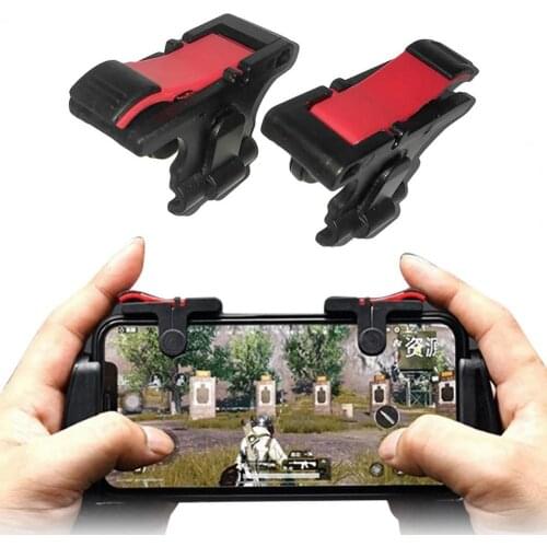 1 Pair D9 Plastic Mobile Phone Holder Gaming Triggers Game Controllers Gamepad Gaming Trigger Cell Phone Game-Controller Supply