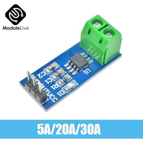 1PC Hall Current Sensor Module ACS712 5A 20A 30A Hall Current Sensor Module for Arduino 5A/20A/30A Diy Tools