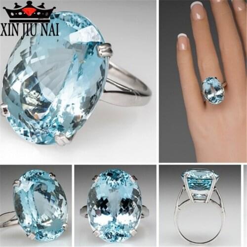 2 colors 925silver Solitary Oval Stone rings for women Wide Engagement Band With CZ Wedding ring Romantic Gift Jewelry For Women