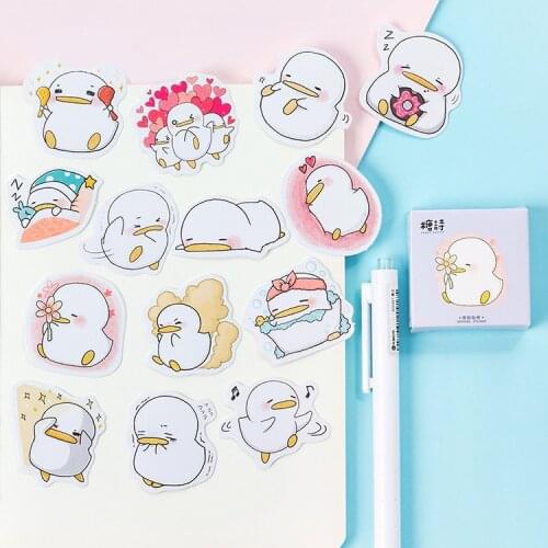 45 Pcs/lot Cute Little Duck Mini Sticker Decoration DIY Scrapbooking Sticker Stationery Kawaii Diary Label Stickers
