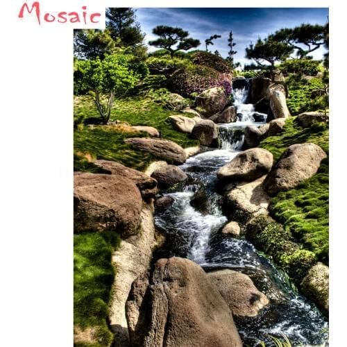 5D Diamond embroidery landscape Rhinestone painting natural scenery Diamond painting cross stitch patterns full square/round art