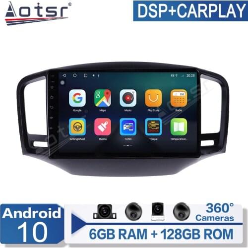 6+128G Android 10 For Roewe 350 2010-2016 Car Multimedia Player Radio GPS Navigation Auto Stereo Recorder