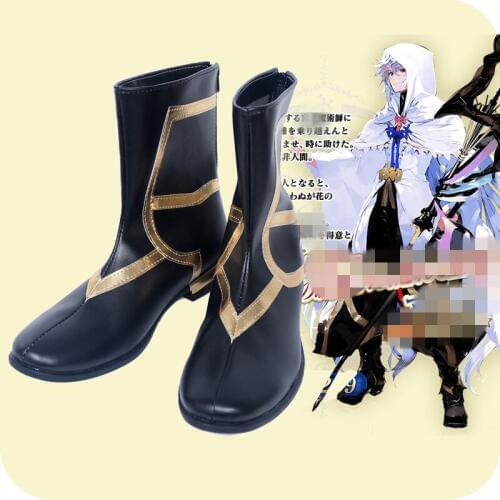 Anime cosplay Fate/Grand Order FGO boots Caster Merlin cosplay shoe A